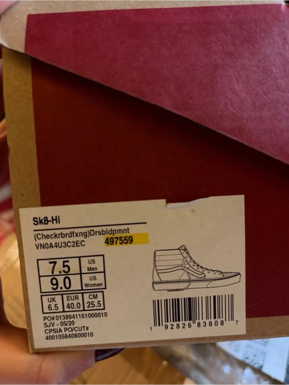 Vans iconic high